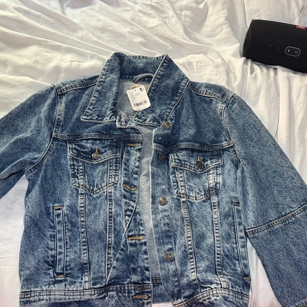 Free People Indigo Denim Jacket